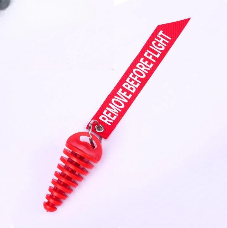 Xiaomi New Exhaust Pipe Stopper Blow-down Plug Exhaust Muffler Waterproof Wash Plug Silicone Off-road Motorcycle Keychain