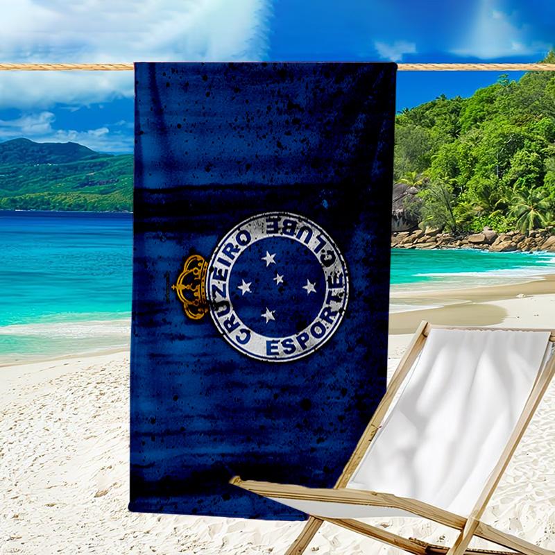 Fc Emblem Printed Beach Towel, Super Soft Microfiber, Perfect Gift Birthday, for Pool, Beach, Travel, for family and friends