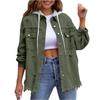 Women's Fashionable Casual Loose,fitting Distressed Patchwork Mid,length Denim Jacket
