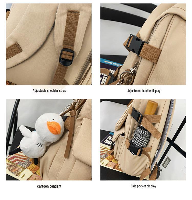Trendy Large-Capacity Backpack for Students - Perfect for Junior High, High School, and College