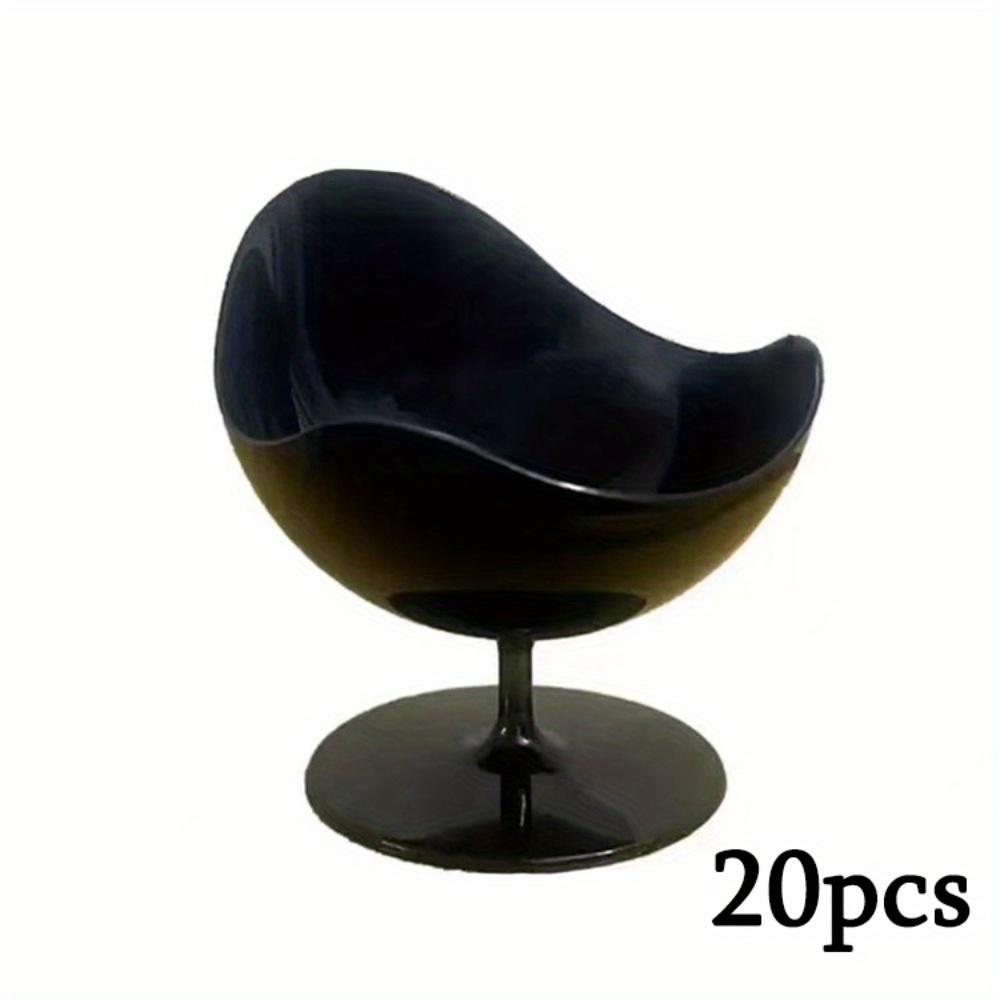50pcs Ball Chair Disposable Plastic Cups Mini Plastic Dessert Cups Unique Design Fancy Plastic Parfait Cups Elegant Dessert Cups Dessert Bowls