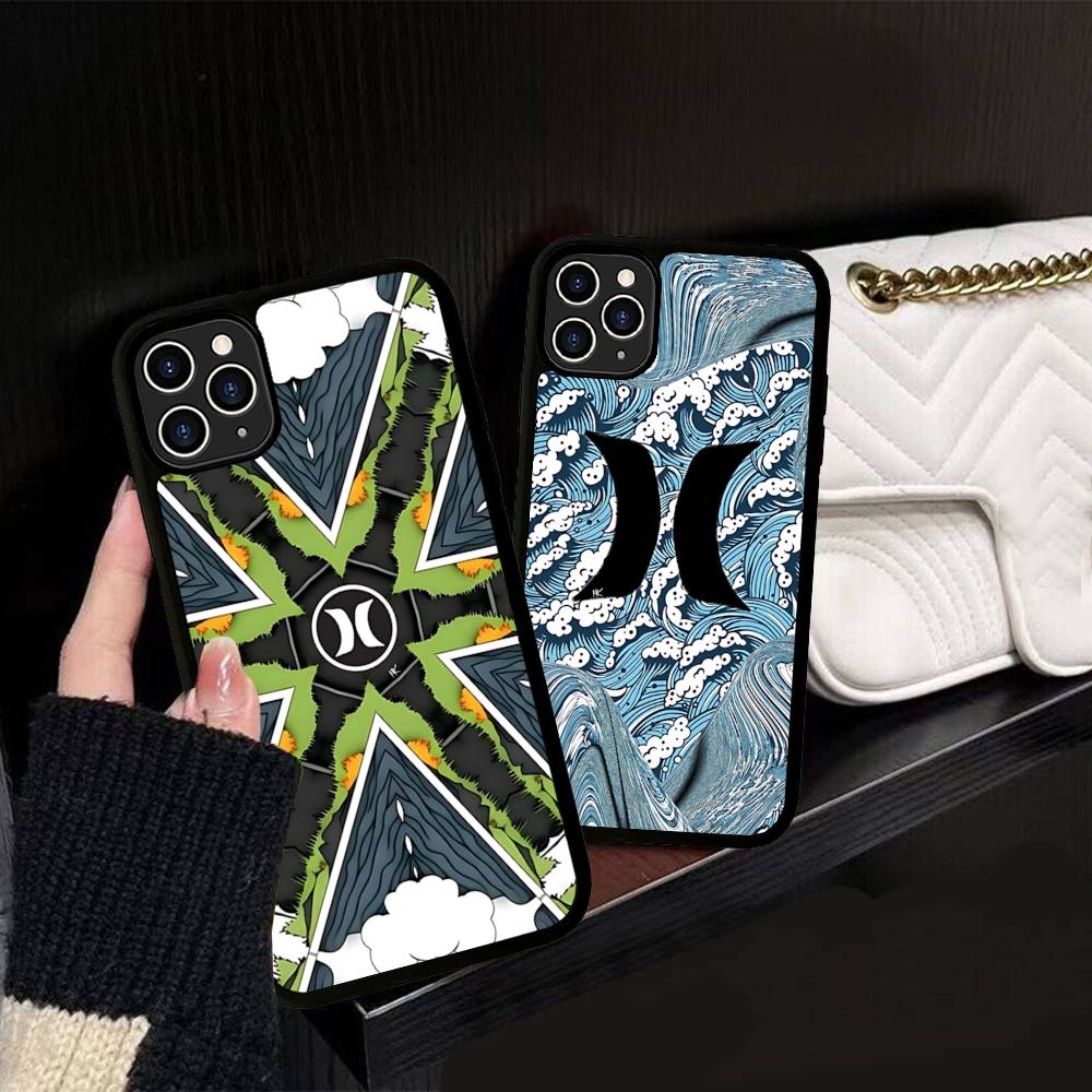 Klassische Berühmte Marke H-HurleyS Logo Für Iphone 17 Air 16 15 14 13 12 11 Pro Max TPU+PC Plus Stoßfeste Rückseite Handyhülle