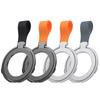 Universal Adjustable Finger Rings Magnetic Buckle Holder Mobile Phone Rack Bracket Foldable Design Silicone Hanging Rope