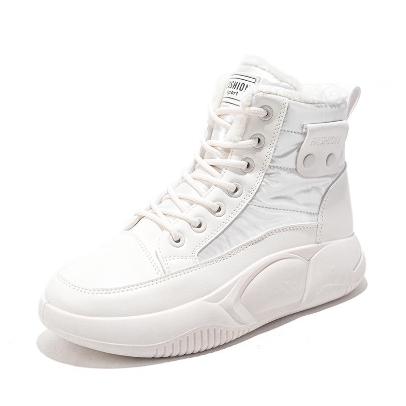 2023 Women's Versatile High-Top Snow Boots with Velvet Lining