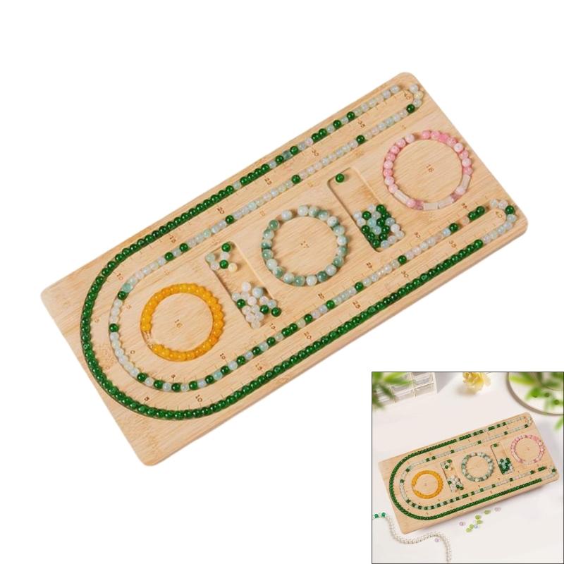 Wood Bracelet Designs Plate Bead Designs Board Wood Bracelet Designs Board Wood Beading Tray for Hand-Making Jewelry