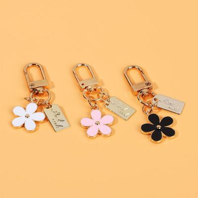 1pcs Flower Keychains for Women Bag Charm Key Chain Car Key Ring Pendant For Purse Handbag Bag Keychain Llaveros