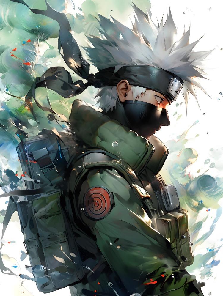 Hatake Kakashi 5D DIY Diamond Painting Naruto Embroidery Anime Cross Stitch Mosaic Rhinestones Hobby Home Decor Children's Gifts