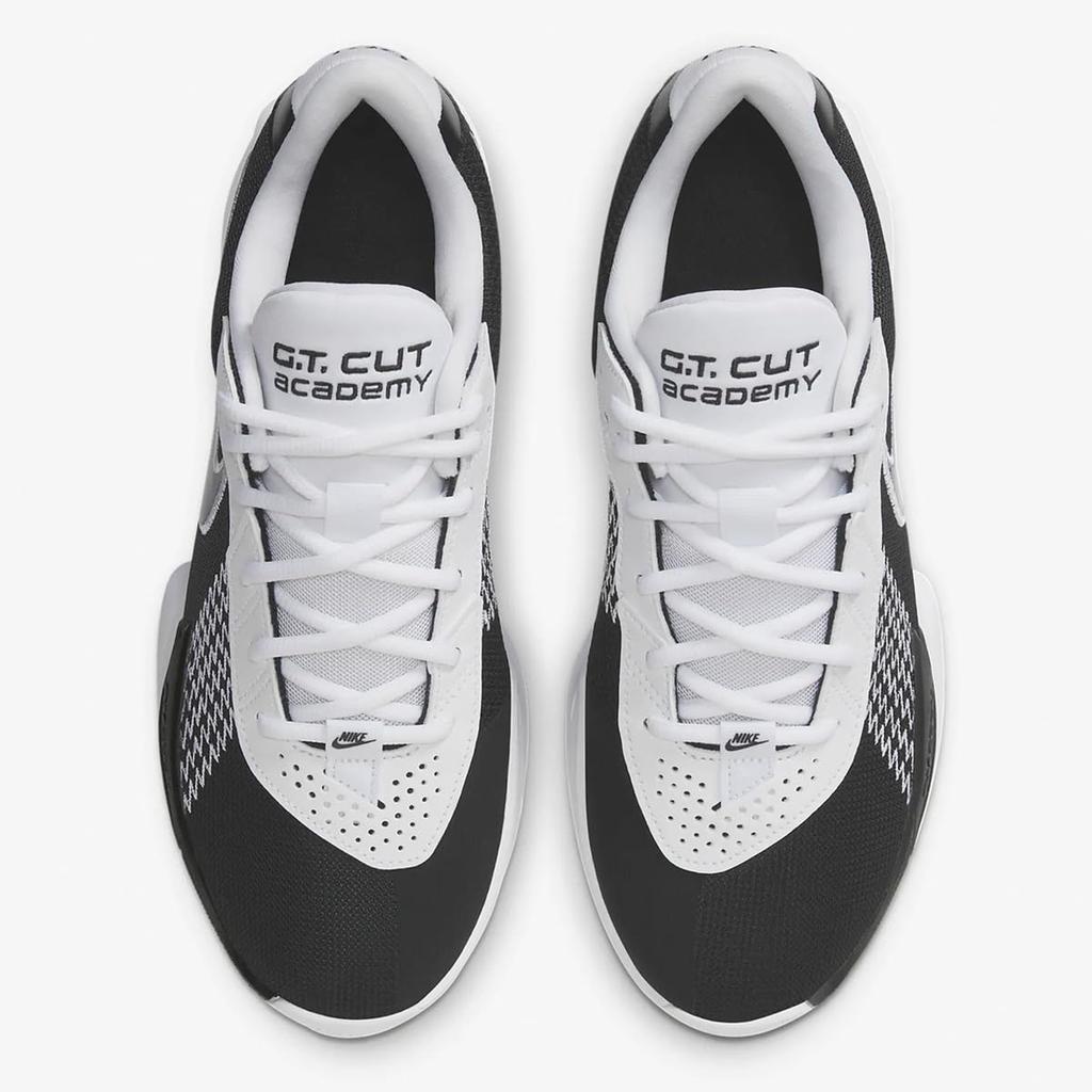 Nike Cut Academy Size Size G.T. EP, Black/White, FB2598-003, 24.0cm (Japan), 6.5