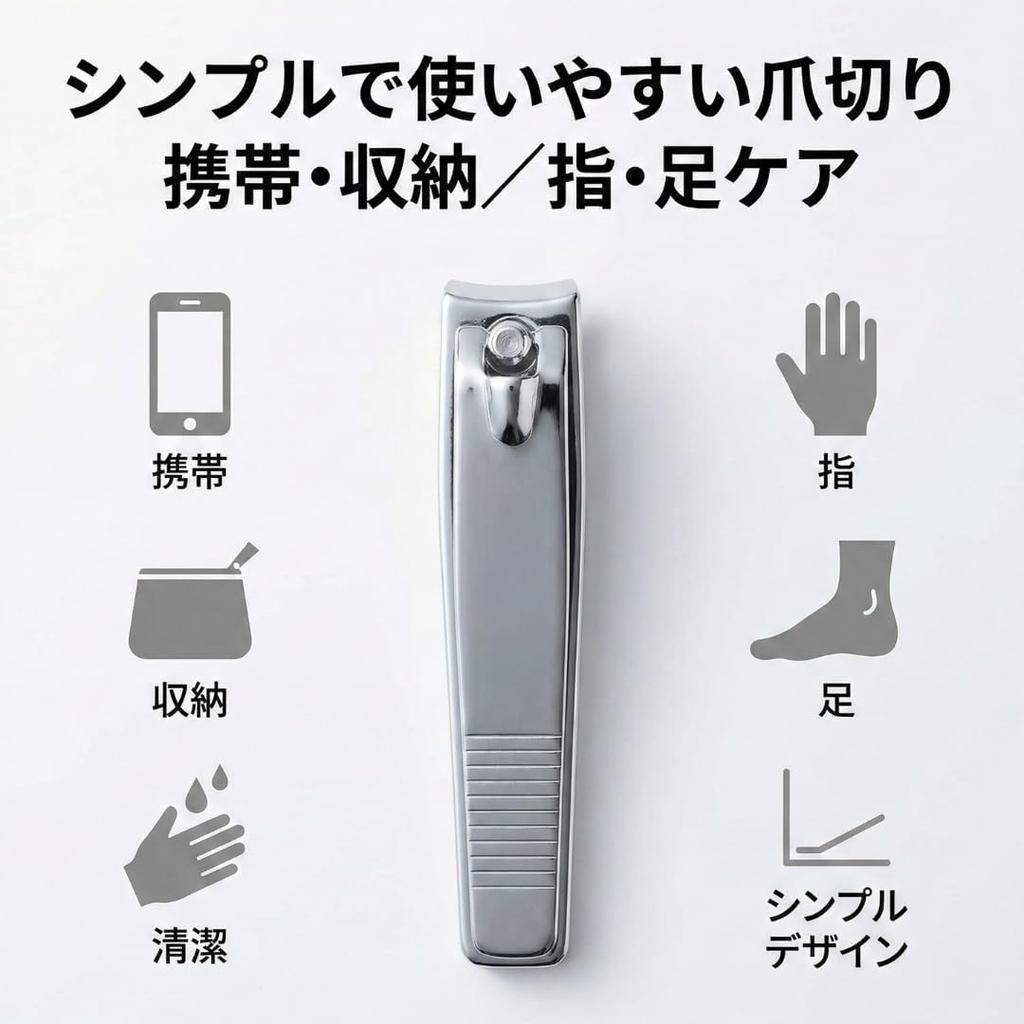 Nail Type for Fingers and Simple Ideal for and Emergency Unisex Clippers/Teeth Clippers, Dual-Use Feet, Lightweight, Compact, Portable, Design, Home,