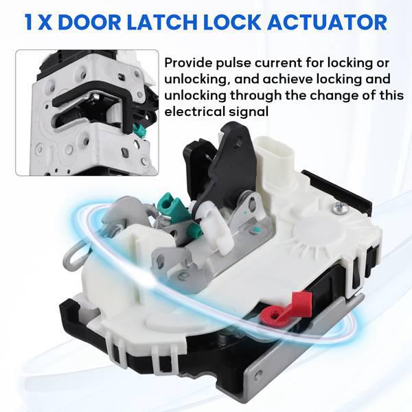 4589651AD/4589651AB: Compatible with 08-20 Jeep Rear Left Door Lock Actuator