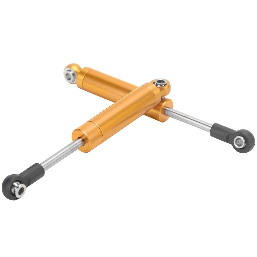 2Pcs RC 92mm Aluminum Shocks Absorber Internal Spring Dampers for TRAXXAS SLASH 2WD RC CarGold