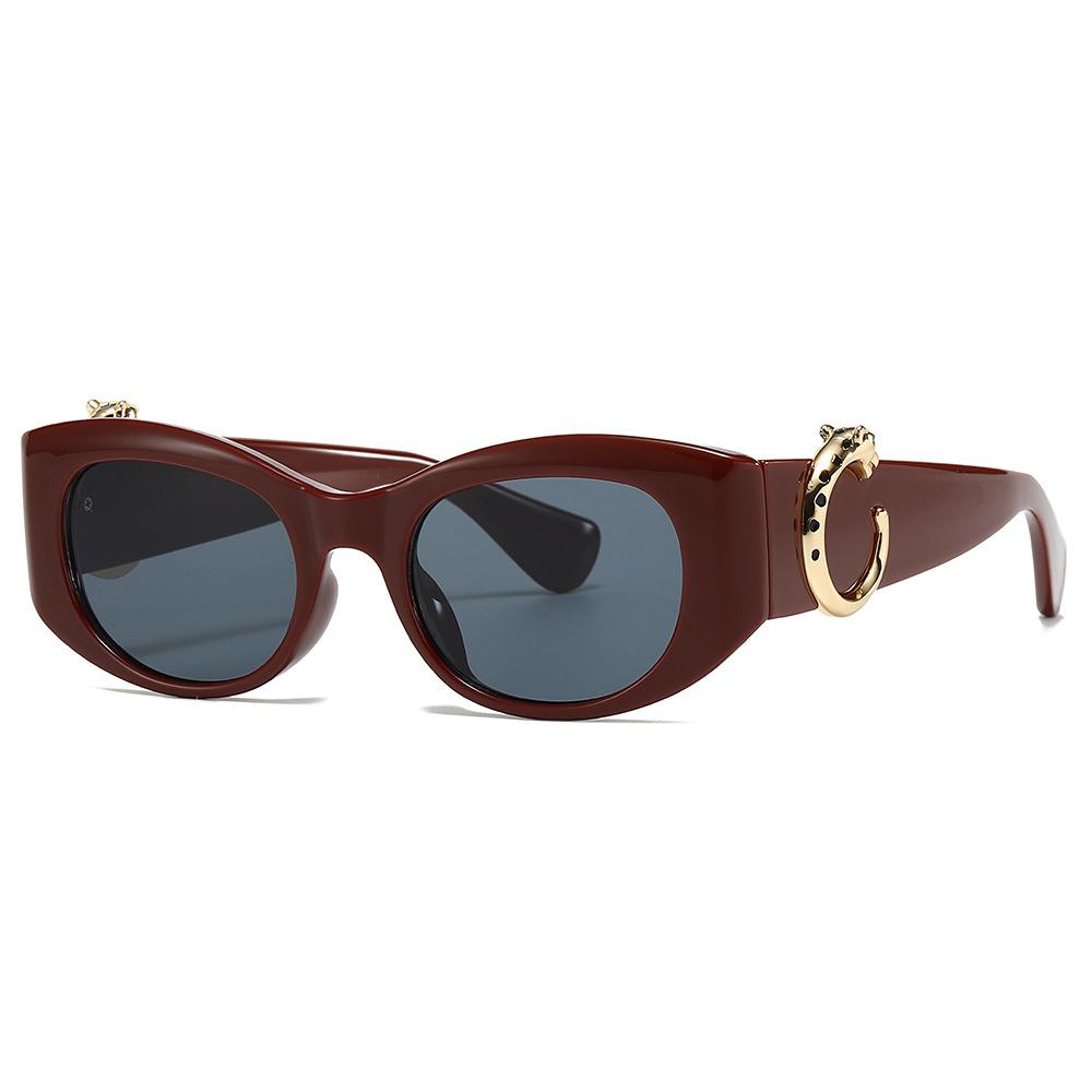 

Vintage Gold Leopard Sunglasses Women Men Luxury Designer Punk Sun Glasses UV400 Protection Fashion Shades