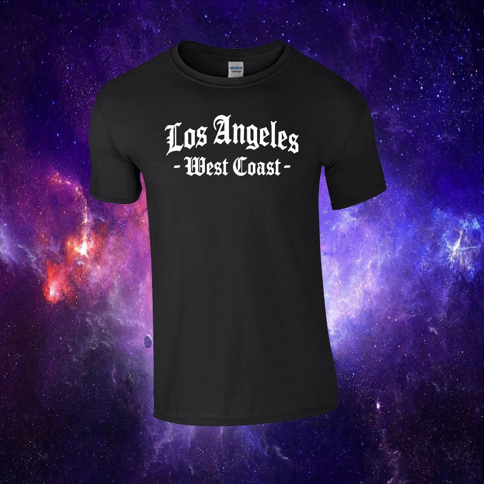 Los Angeles West Coast Hip Hop Inspired Adults/Kids Unisex Top T-shirt M