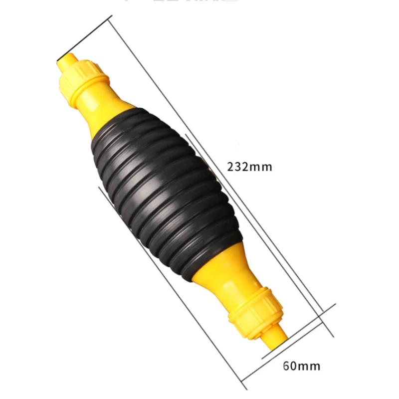 3PCS Car Sucker Oil Transfer Fuel Pump Multifunctional Manual Pump for Gasoline Gas Oil Fuel Petrol Diesel Fluid Water Fish Tank