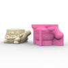 Silicone Vase Molds Flower Bottle Mold Turtles Shape Unique Flowerpot Molds Silicone Texture for Hand-Making Craft Vase