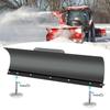 Round Shaft Snow Plow Skid Shoe Stainless Steel Snow Plow Feet Replacement Skids  Outdoor Equipment
