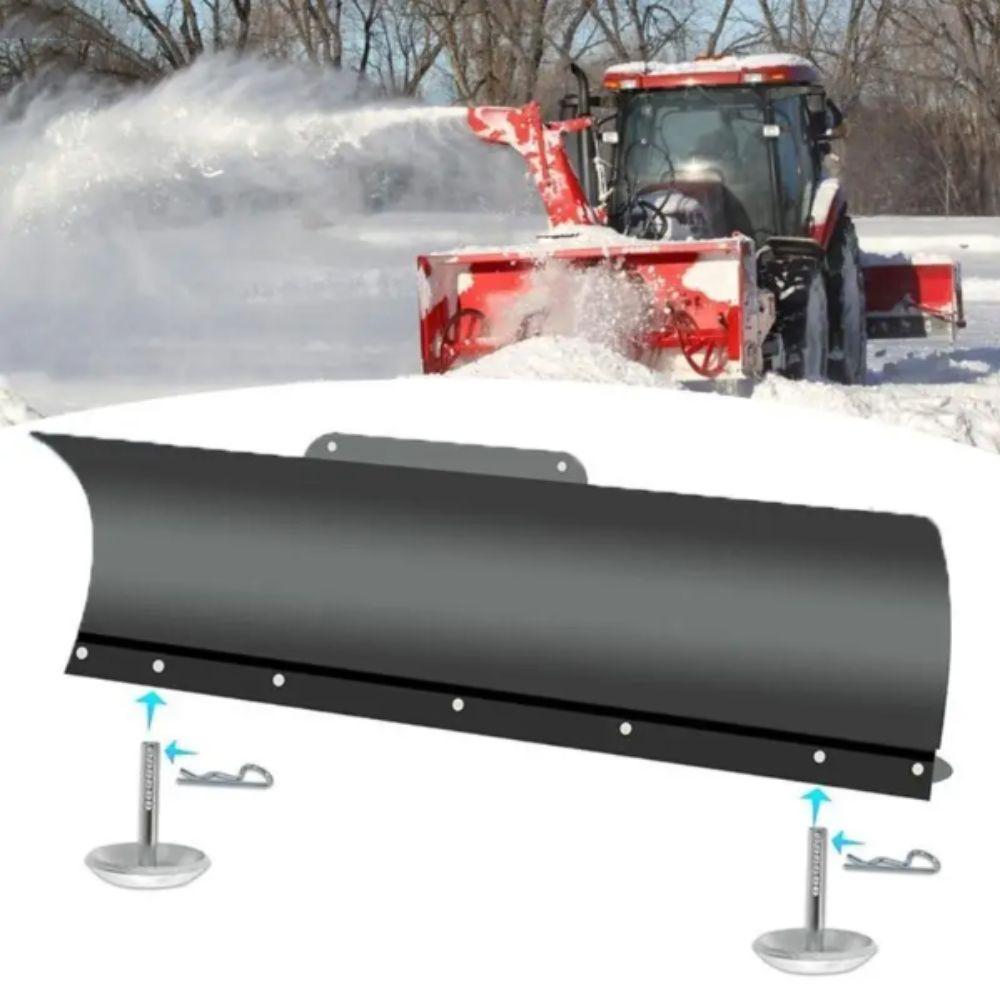 Round Shaft Snow Plow Skid Shoe Stainless Steel Snow Plow Feet Replacement Skids  Outdoor Equipment