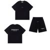 FEAR OF GOD ESSENTIALS Flocked Letter Hoodie Loose Fit Fleece Sweatshirt Men Women