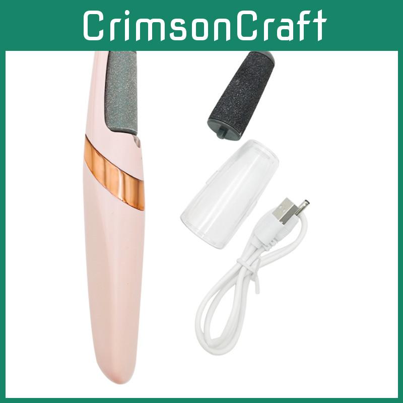 Portable Usb Electric Foot Grinder File Vacuum Hard Skin Callus Remover Machine Perfect For At-home Pedicures!