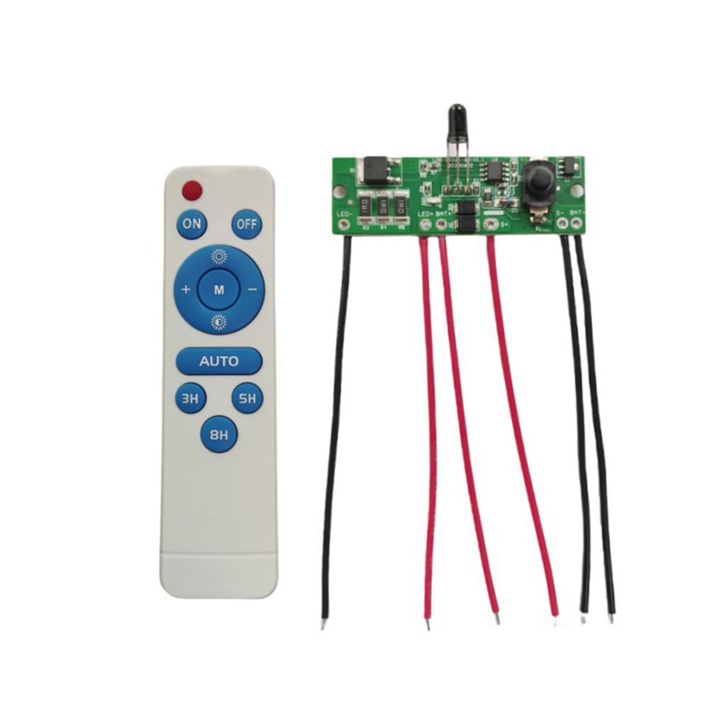 Battery Compatible Circuit Board 3.2V Lithium Battery Lamp Output Power 3V Light Control Feature For Outdoor Use