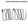 5.5 X 2.1mm/2.5mm Right Angle DC Power Cable DC Male Plug Power Connector Plug Connector Extension Line