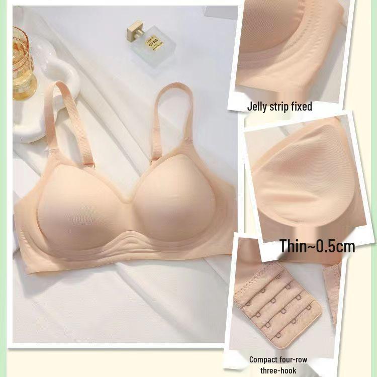 Cartoon Push-Up Wireless Bra for Small Busts with Side Support