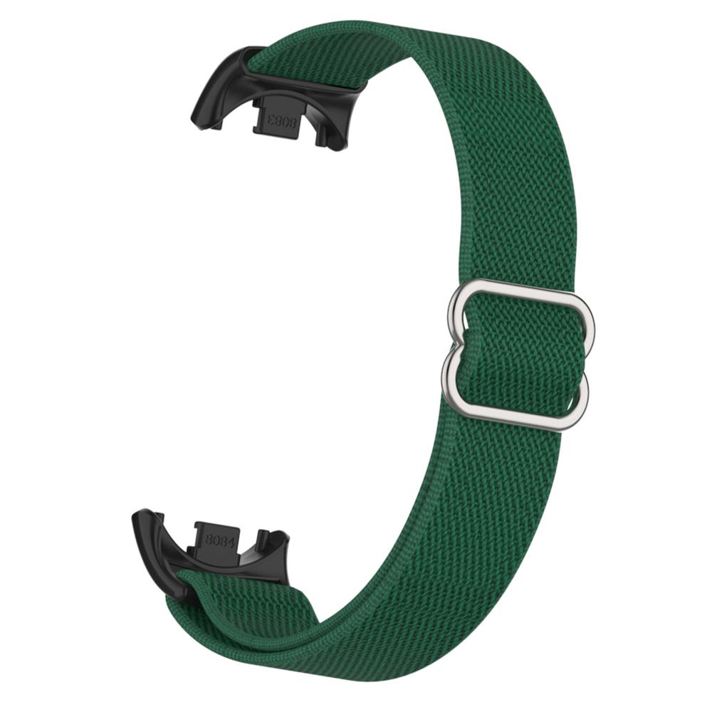 For Xiaomi Smart Band 9/Smart Band 8 Nylon Wrist Strap with Connector Elastic Watch Band