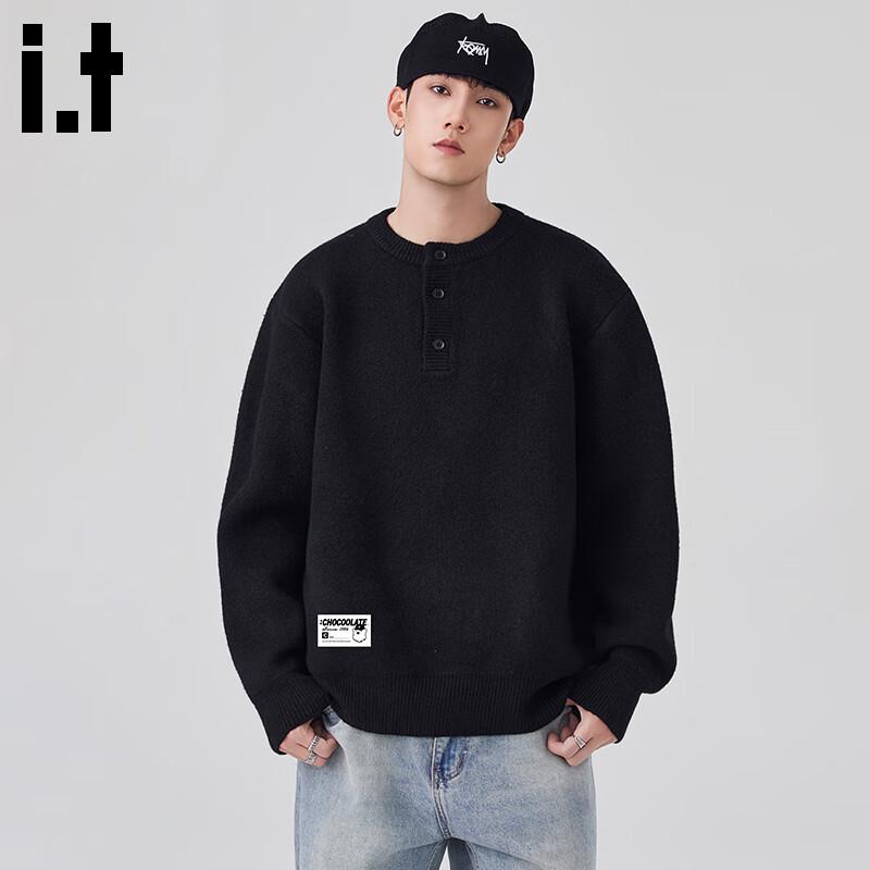 

CHOCOOLATEit Men s Loose Fit Round Neck Sweater M