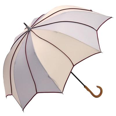 Large Star Flower Long Difficult To Get Piping Gray X Umbrella, Motif, Umbrella, Deep, Wet, (Light Mocha)