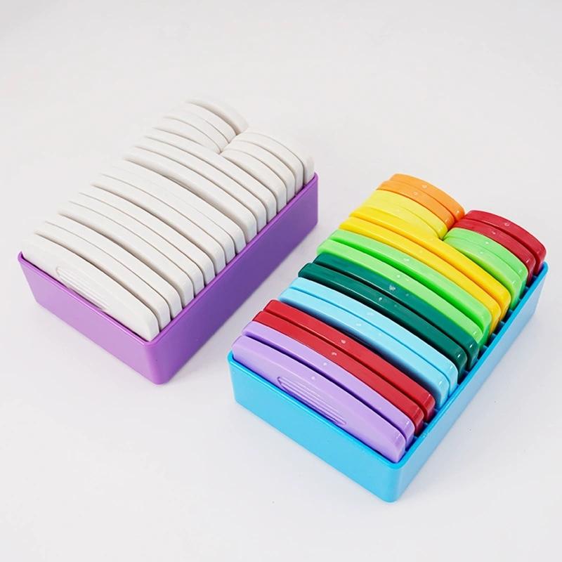 20pcs Premium Stainless Steel Knitting Blockers Set With Blocking Combs & Mats In 2 Sizes Ideal DIY Knitting Crocheting Supplies