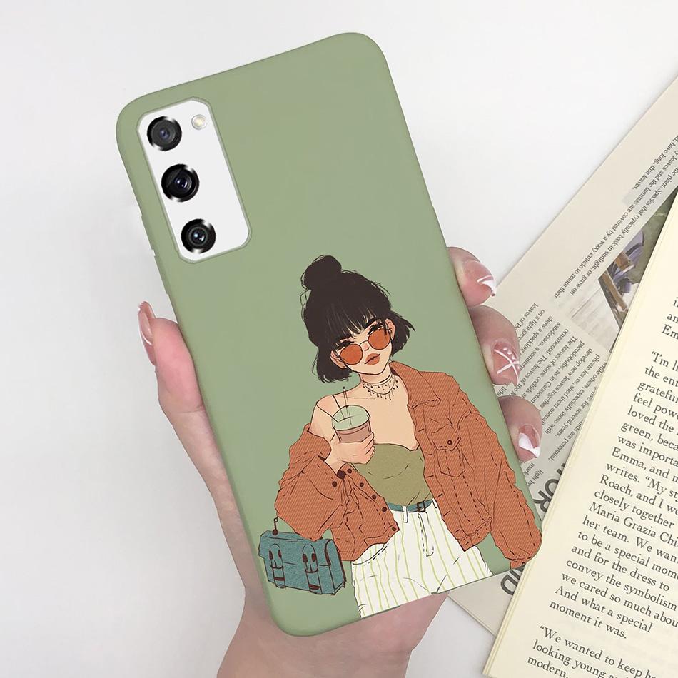 Case for Fundas Samsung Galaxy S20 FE S 20 FE S20FE Case Samsung S20 FE Phone Silicone Flower Cute Soft Back Cover Cases Bumper