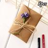 5Pcs Vintage Dried Flowers Greeting Card Handmade Blank Note Card Thank You Cards with Envelopes Wedding Party Invitation Card