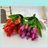 Miniature Tulip Potted Flower Simulated Potted Plant For Celebrations Prop Home