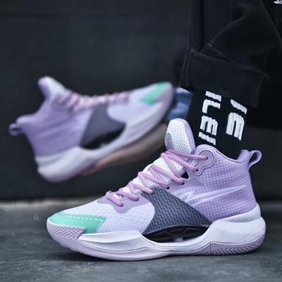 New Actual Combat Basketball Shoes Breathable High-top Wear-resistant Men's Sports Shoes Basketball Shoes for Men and Women