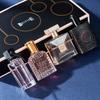 Women's fragrance gift box Men's perfume four-piece set Black track Light fragrance gift box Fresh and long-lasting Light fragrance