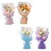 Crochet Flower Bouquet with Light Knitted Artificial Flowers for Teacher’S Day Wedding Valentine’S Day Festival Anniversary