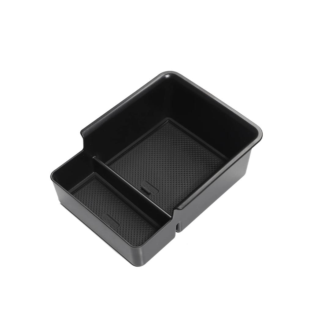 Für MG4 MG 4 2025 EV Mittelarmlehnen-Aufbewahrungsbox Auto-Mittelkonsolen-Ablage Organizer Aufräumzubehör Schwarz