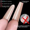 240Pcs Trapezoid Nail Dual Forms - Clear Acrylic Nail Extension Molds for Gel Nail Extension & Salon Use
