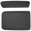 Armrest Cover Black Center Console Lid Plastic And Leather Direct Replacement Fit Single-piece Armrest Replacement