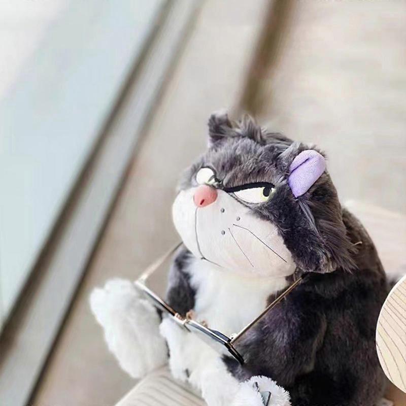 35/45cm Cat Plush Soft Filling Animal Doll Decor Children's Toy Birthday Gifts
