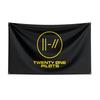 3x5 Ft Heavy Rock Band T-Twenty-One-Pilotss Flag Polyester Digital Printing Banner for Bedroom Wall Art Out Door Tapestry Decora