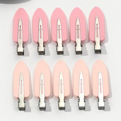 10Pcs/set Fashion Traceless Hair Clips Side Bangs Makeup Face Accessories Women's Styling Hair Clips
