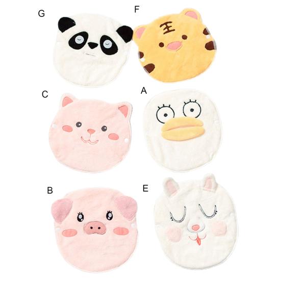 Moisturizing Facial Towel Animal Pattern Breathable Polyester Relieves Irritation Spa Facial Towel for