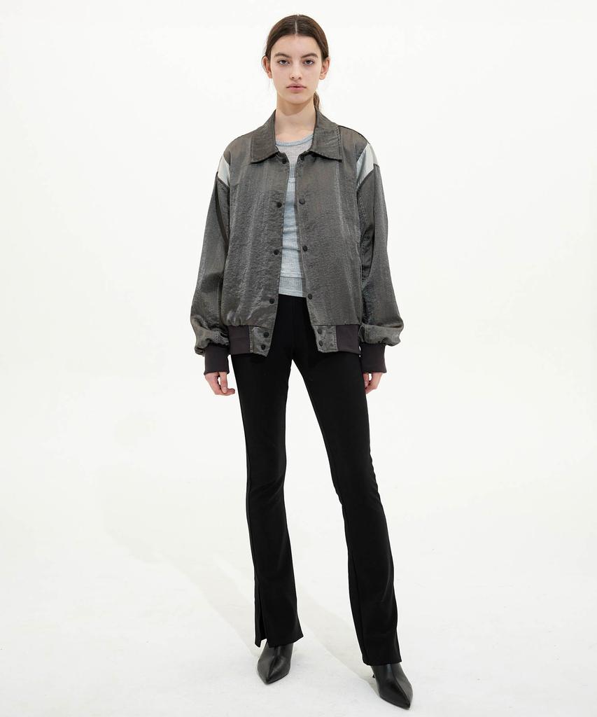 Trip Le Sens Windbreaker Over Varsity Jacket_Navy Blue
