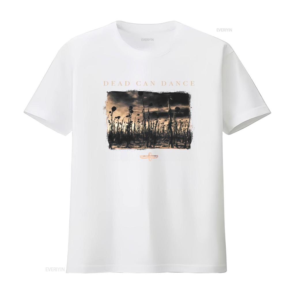 Dead Can Dance Anastasis Copertina Album Stampa Cotone Maglietta Nera S 5XL vintage Lavata Morbida streetwear uomo Leggermente Elastica