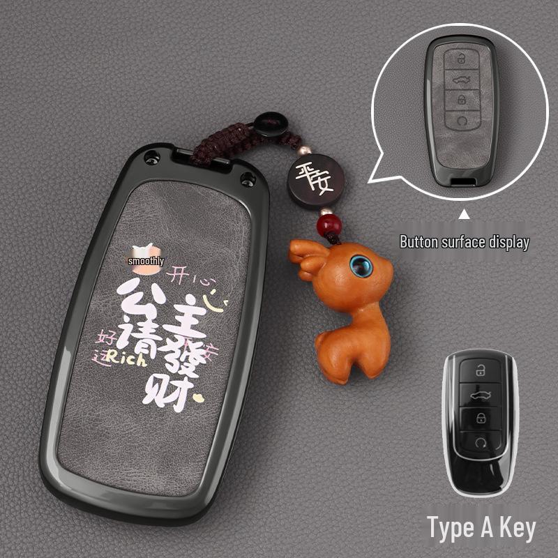 Kompatible Schlüsselhülle für Chery-Modelle: Tiggo 7plus/8/9, Arrizo 8/5GT, Explore 06, Omoda, Fengyun A8
