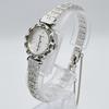 Used Good Condition [operating/battery Replaced] ORIENT Bracelet Watch Bangle Silver Stone