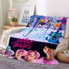 1pc K Pop, Demon Hunters Blanket Lightweight Flannel Blanket Throw Blanket For Sofa, Bed, Travel, Camping, Livingroom, Office, Couch