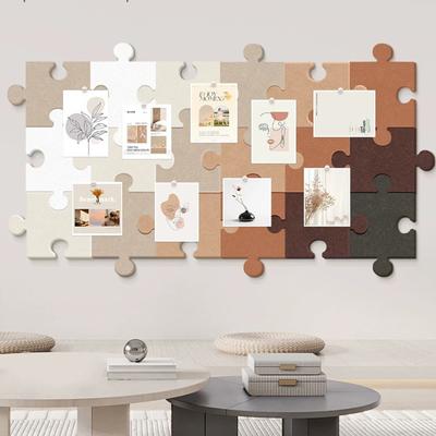 1PC panou de mesaje foto perete funcționează fundal decorarea peretelui pentru casă puzzle 3D din pâslă autocolante de perete suport foto de perete bricolaj