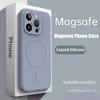 Tekutý silikonový kryt Pro iPhone 16 17 15 14 13 12 11 Pro Max Plus Mini Air Pro Magsafe Magnetické bezdrátové nabíjení Měkký kryt funda